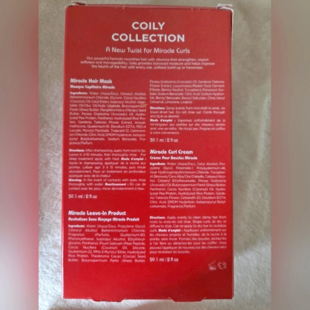 It's a 10 Coily Kit for Miracle Curls 3-Piece Trial Travel Pack NIB FIRM PRICE